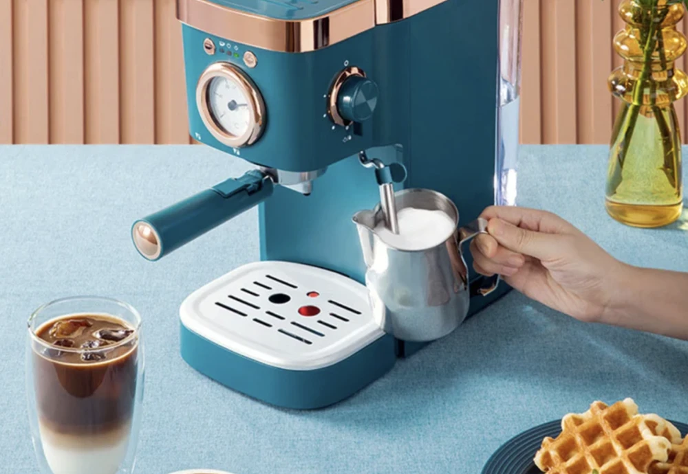 coffee machine with espresso and frother