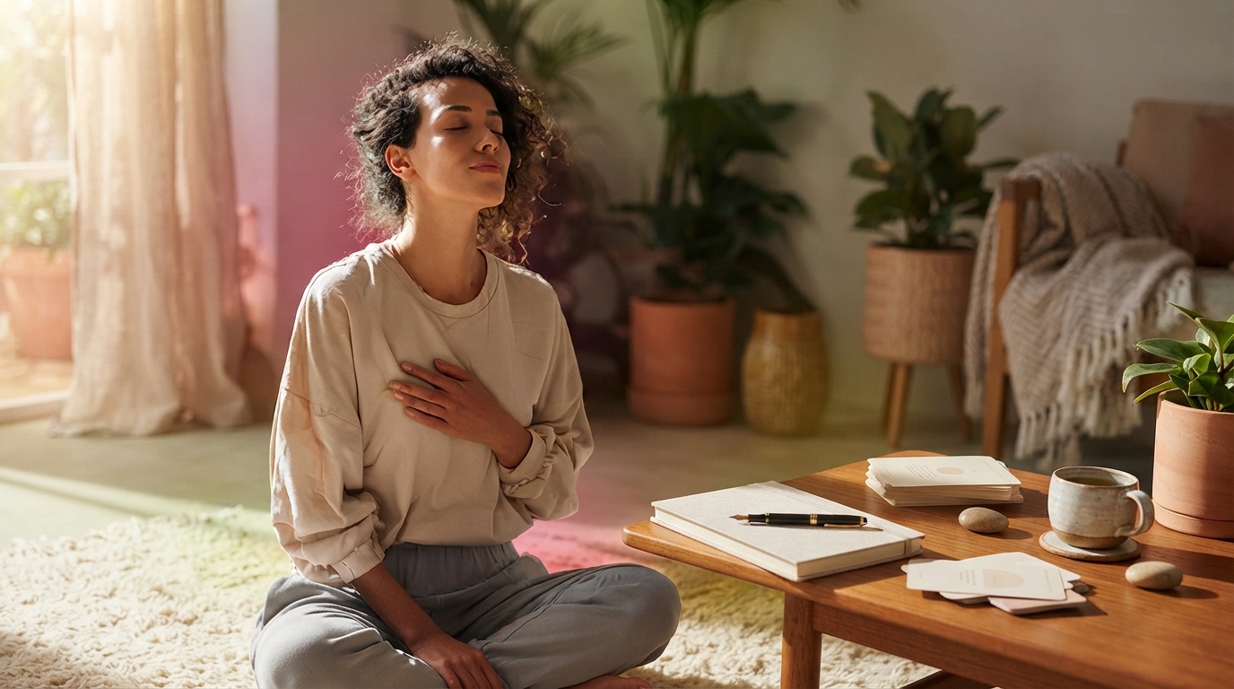 Anxiety Relief Bundle: Mindfulness, Prompts & Checklist